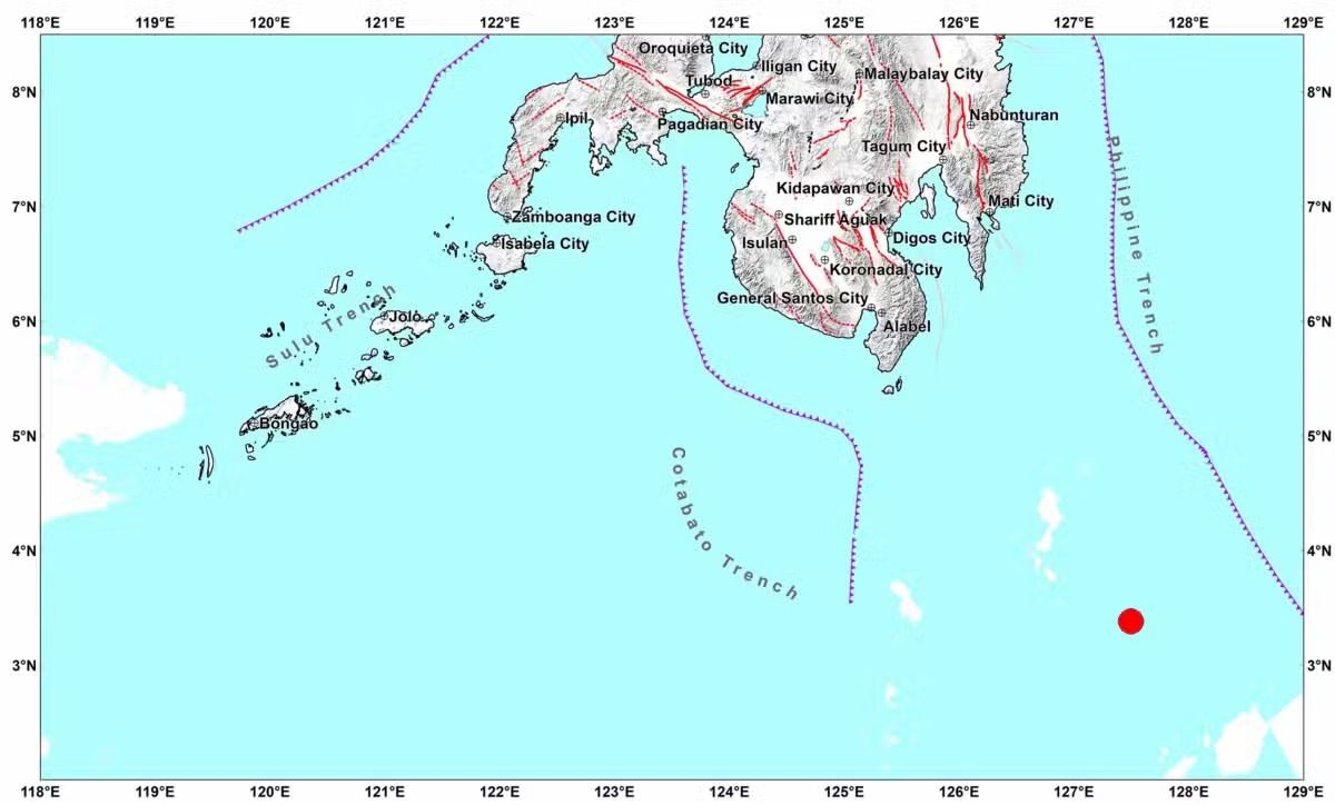 Aftershocks expected after 6.4 quake hits waters off Davao Occidental, Philippines