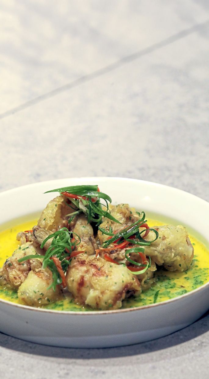 The restaurant is one of the few French eateries in KL to serve the rustic French dish of frogs' legs.