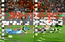 Soccer-Marmoush, Salah strike as Egypt edge out holders Ivory Coast in quarter-final