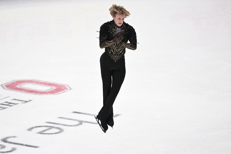 Olympics-Malinin headlines US figure skating team for Milano Cortina, Naumov gets nod