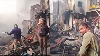 Two, including a child dead, and, several missing as massive fire guts market in India's Himachal Pradesh