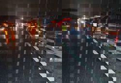 Army man dies after motorcycle crashes into rear of car near PD