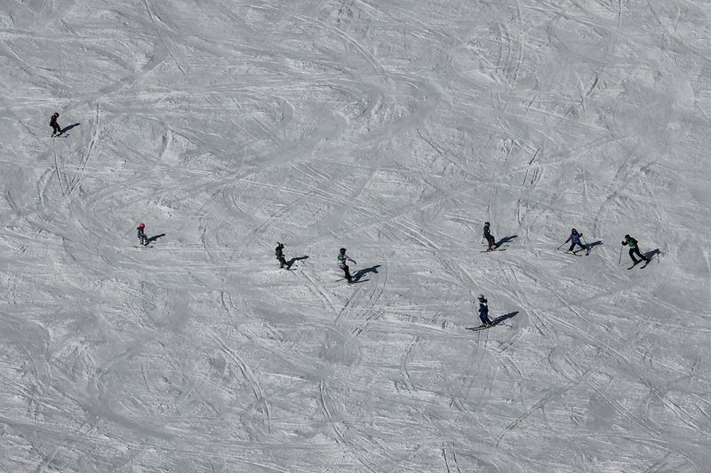 Olympics-Snowmaking and stockpile help Italy's Livigno get ready for Games