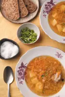 The secret to this Ukrainian soup? It's all in the sauerkraut