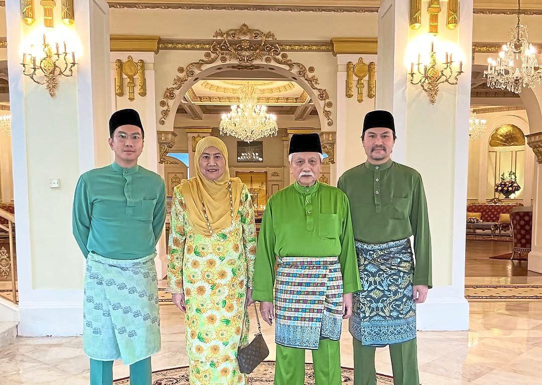 The Negri Sembilan royal family posing for a photograph during last year’s Aidiladha celebrations, capturing a moment of tradition and togetherness. — Photo from Tunku Ali Redhauddin’s Instagram