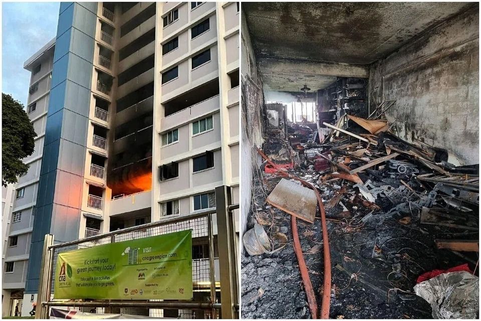 Man charged over Singapore apartment fire that killed four, including three-year-old girl