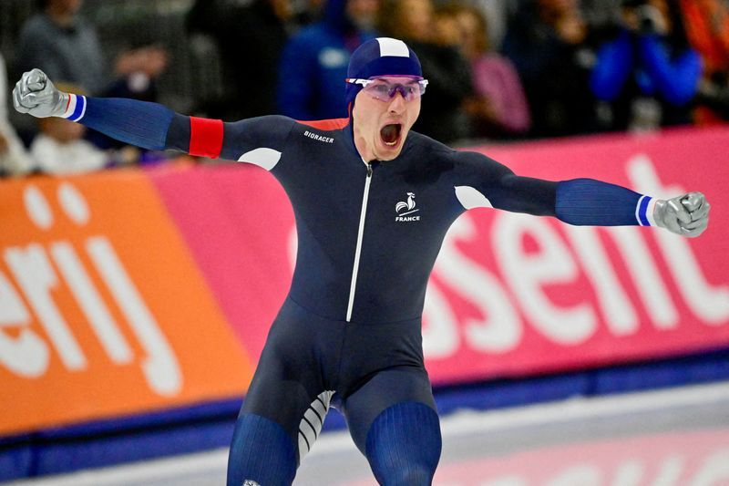Olympics-French speed skater Loubineaud puts progress first as he prepares for Olympic debut