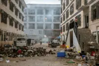 At this office park, scamming the world was the business