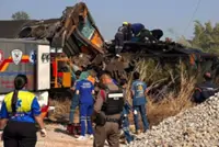 Death toll rises to 19 in Thailand with 80 injured after crane collapses on train, police say