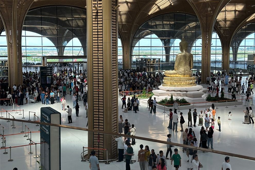 Cambodia saw almost seven million pass through international airports in 2025