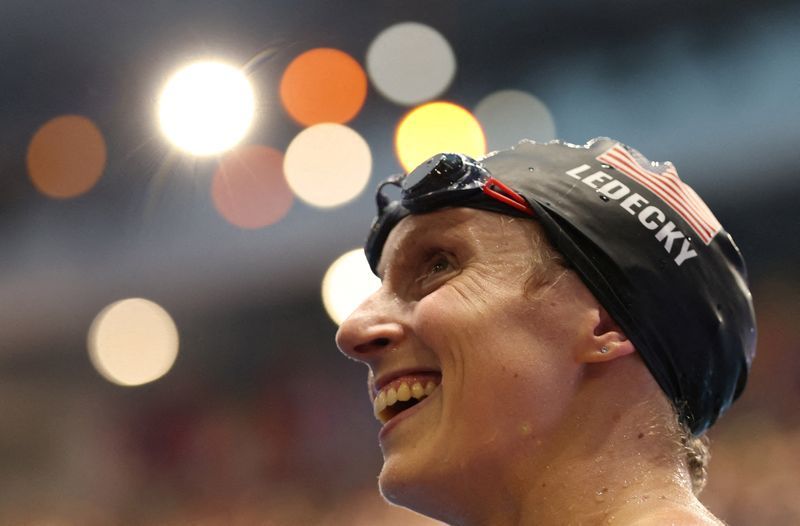 Swimming-Ledecky clocks second-fastest 1500m free swim at Pro Series