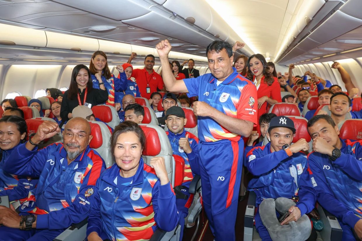 AirAsia X flies Malaysian athletes to Bangkok for Asean Para Games