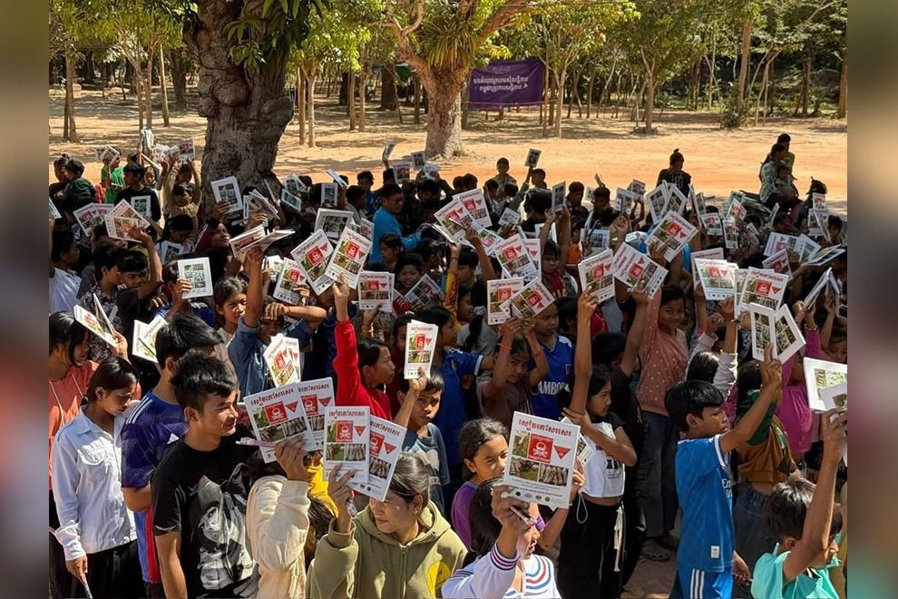 In wake of conflict, ERW education has now reached more than half of displaced Cambodians