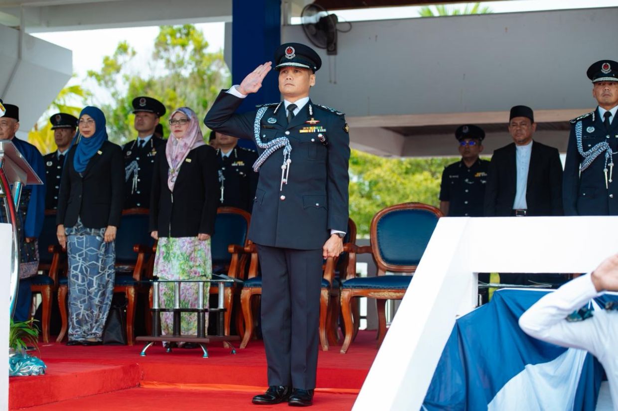Commissioner of the Royal Brunei Police Force Datuk Seri Pahlawan Sulaiman Alidin at the ceremony. - Photo: RBPF