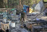 Myanmar junta claims capture of giant jungle meth labs