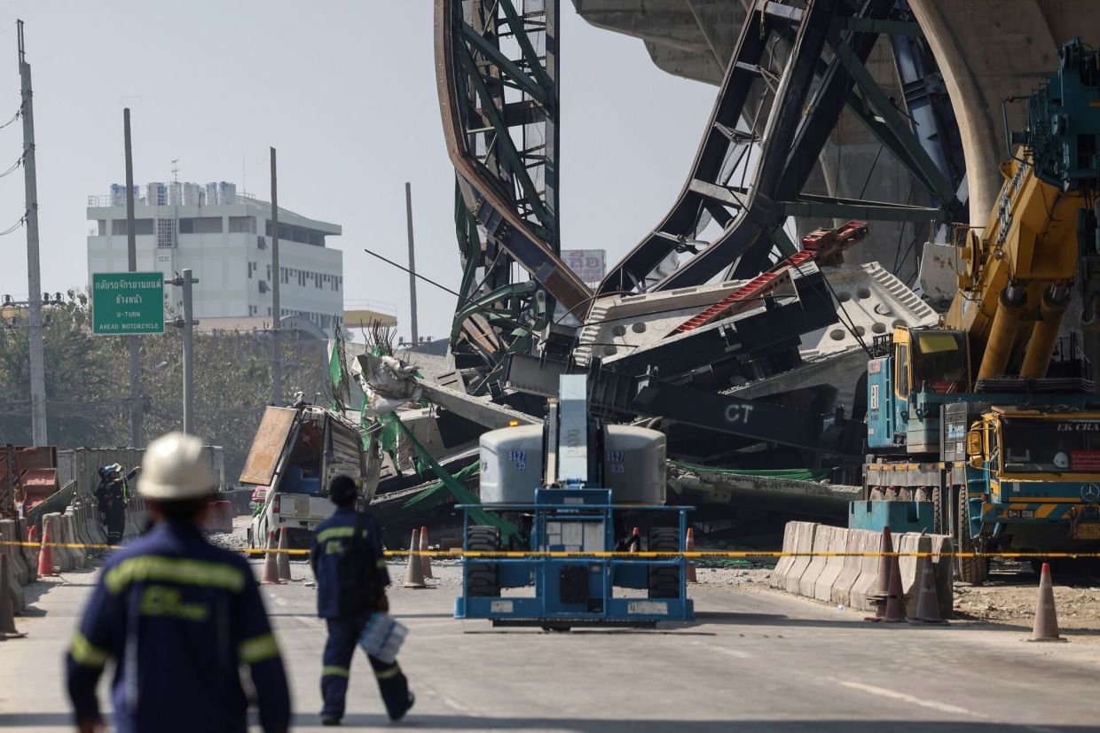 Seven-day ultimatum on fatal crane collapses; Thai govt halts 13 projects