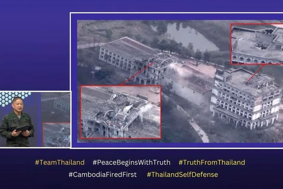 ‘I saw even the mountains shake’: Fear lingers in Cambodian town after Thai strikes on alleged scam sites