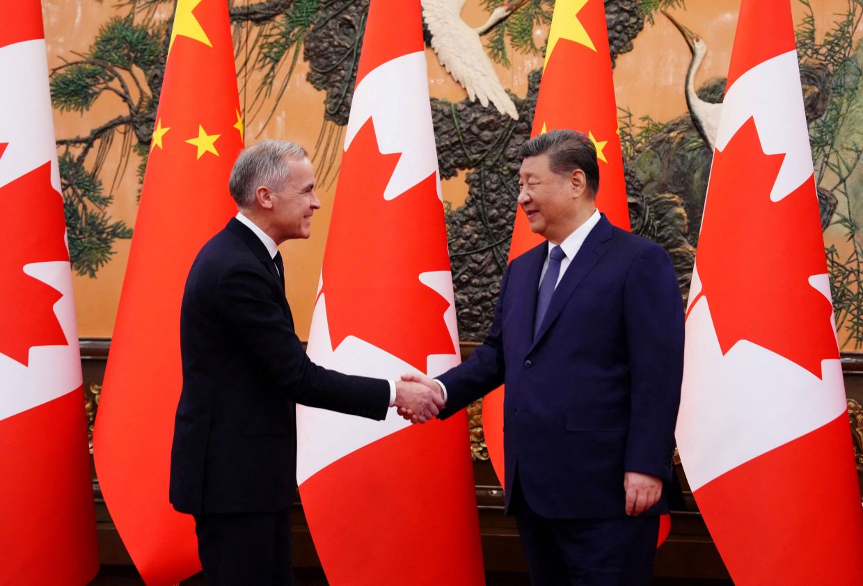Canada's Carney hails 'strategic partnership' in talks with Xi