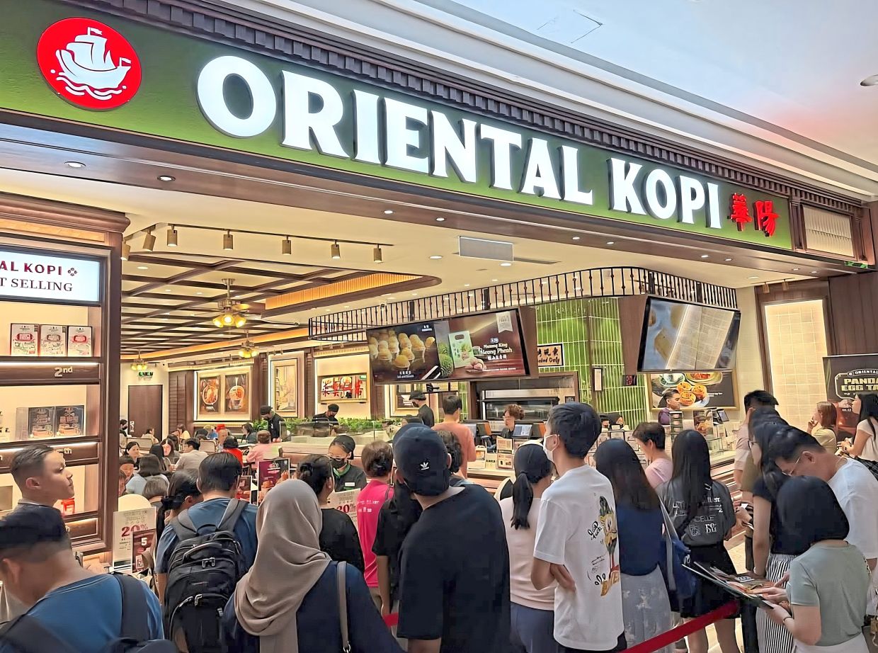 Contemporary kopitiams like Oriental Kopi, which opened in 2020, have become incredibly popular, with queues a norm. — Oriental Kopi/Instagram