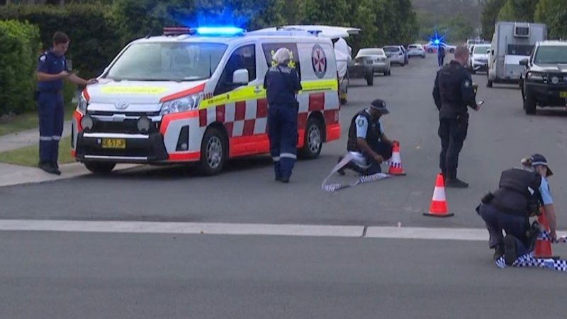 Man armed with bow and arrow shot dead by police northwest of Sydney