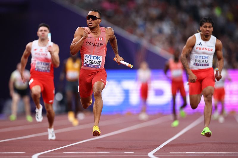 Athletics-Canadian sprinter De Grasse eyes LA2028 as final Games