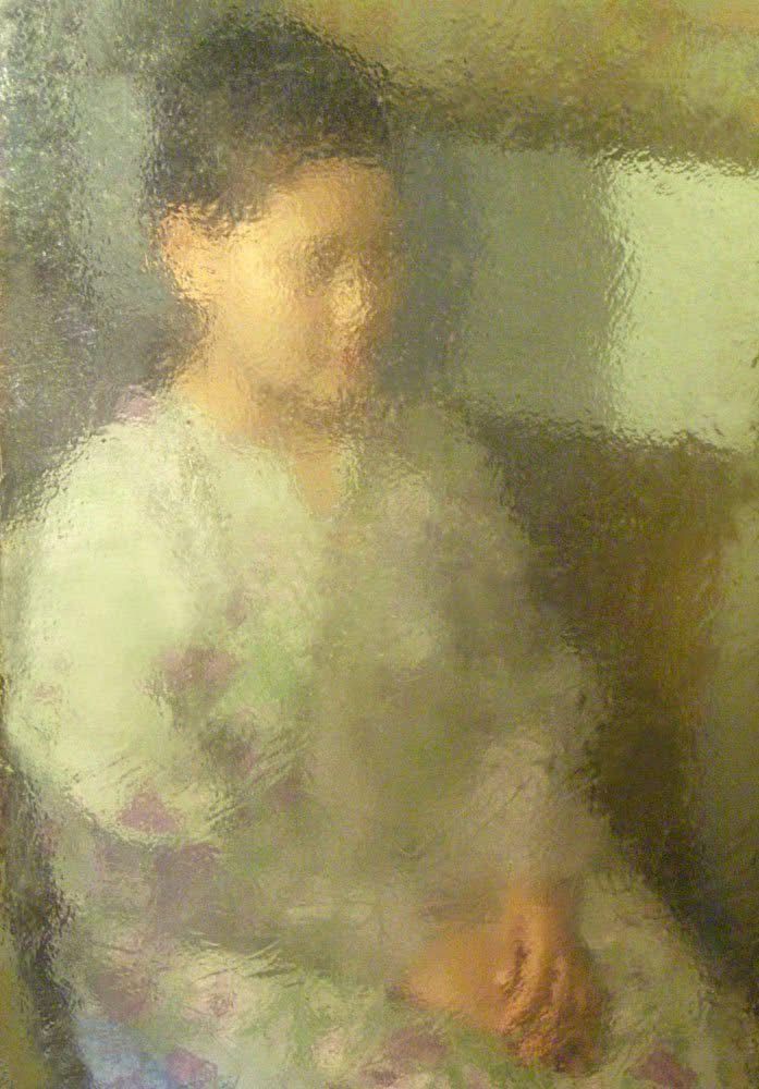 Soraya Yusof Talismail's 'Malay Girl I' (digital print on fabric, 2009). Photo: Handout 