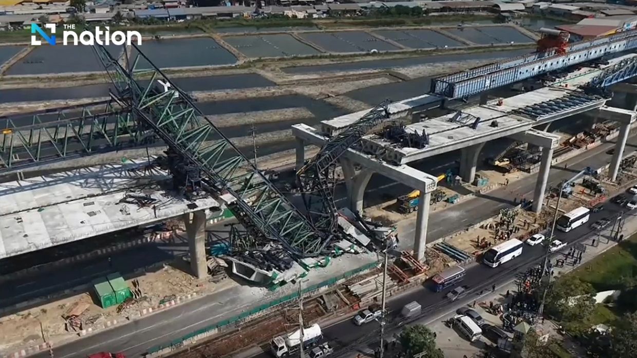 Two probable causes behind Thailand's Rama II crane collapse: carelessness likely