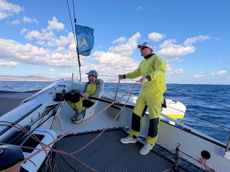 Sailing-Goodchild swaps solo solitude for record run on Argo