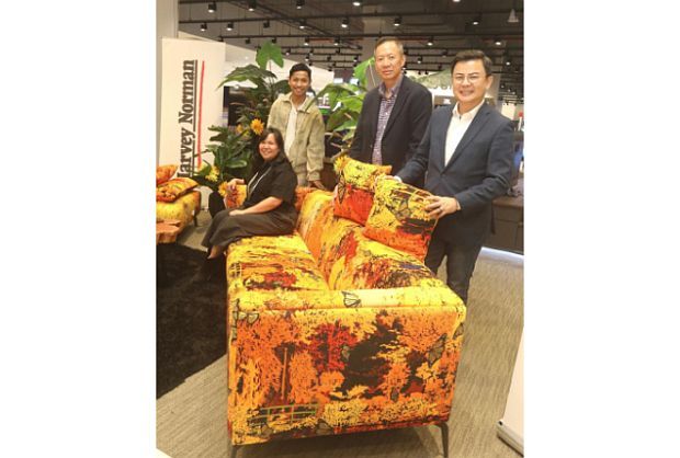 Harvey Norman celebrates newly launched furniture collection with free gifts and the chance of winning neck pillows for customers until Jan 31