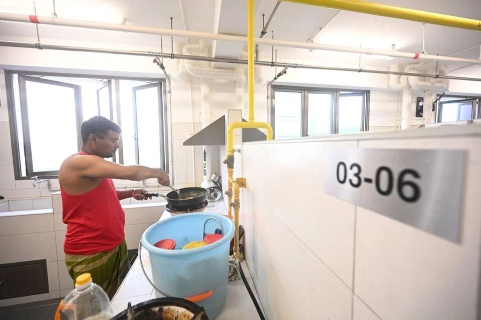 The kitchen for NESST Tukang Dormitory residents on Jan 17. - Photo: ST