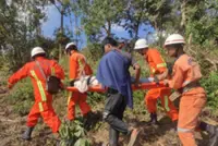 One dead, nine injured as passenger bus overturns and falls into ravine in Myanmar