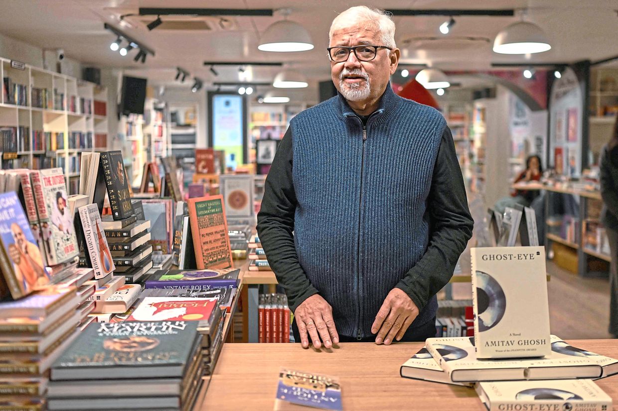 As world burns, Indian author Amitav Ghosh writes for the future