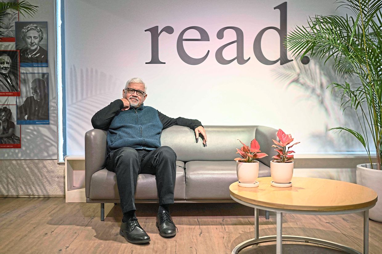 For Ghosh, one of those joys arrives each week, when his nine-month-old grandson comes to visit. Photo: AFP 