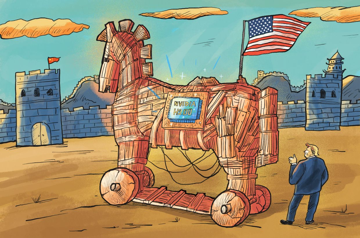 Does Trump’s Nvidia chip flip reveal anxieties on both sides of China-US tech war?