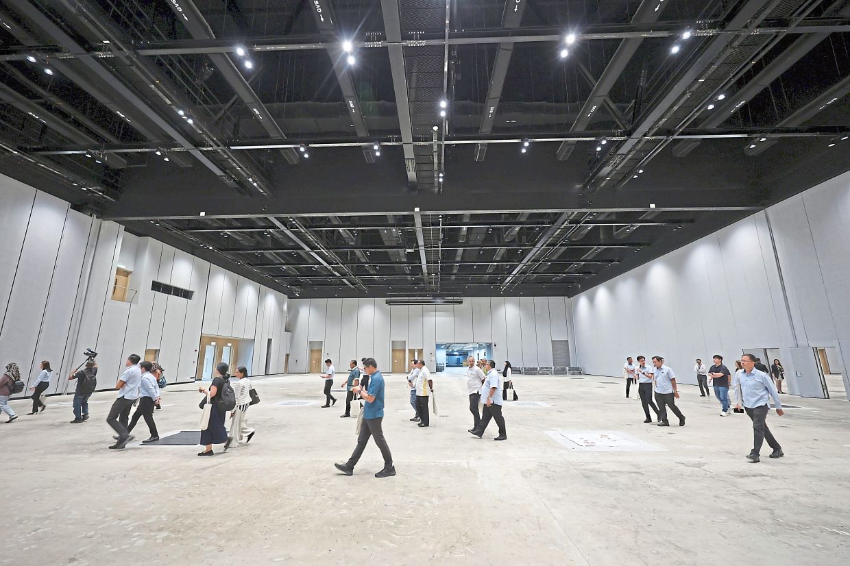 A view of the interior of the convention centre. — Photos: CHAN BOON KAI/The Star 