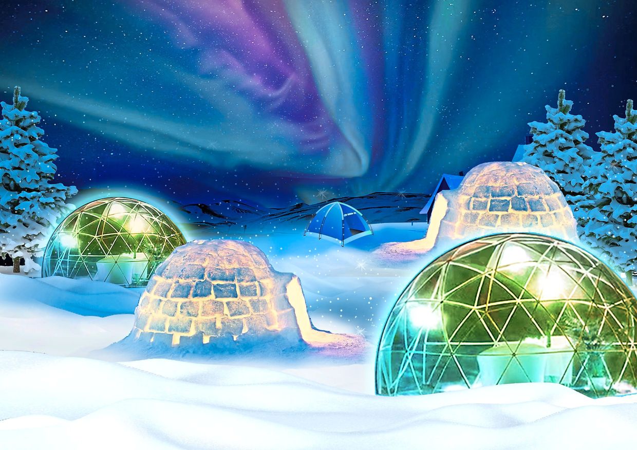 Snowalk by i-City is a winter wonderland in Shah Alam, Selangor. —Filepic