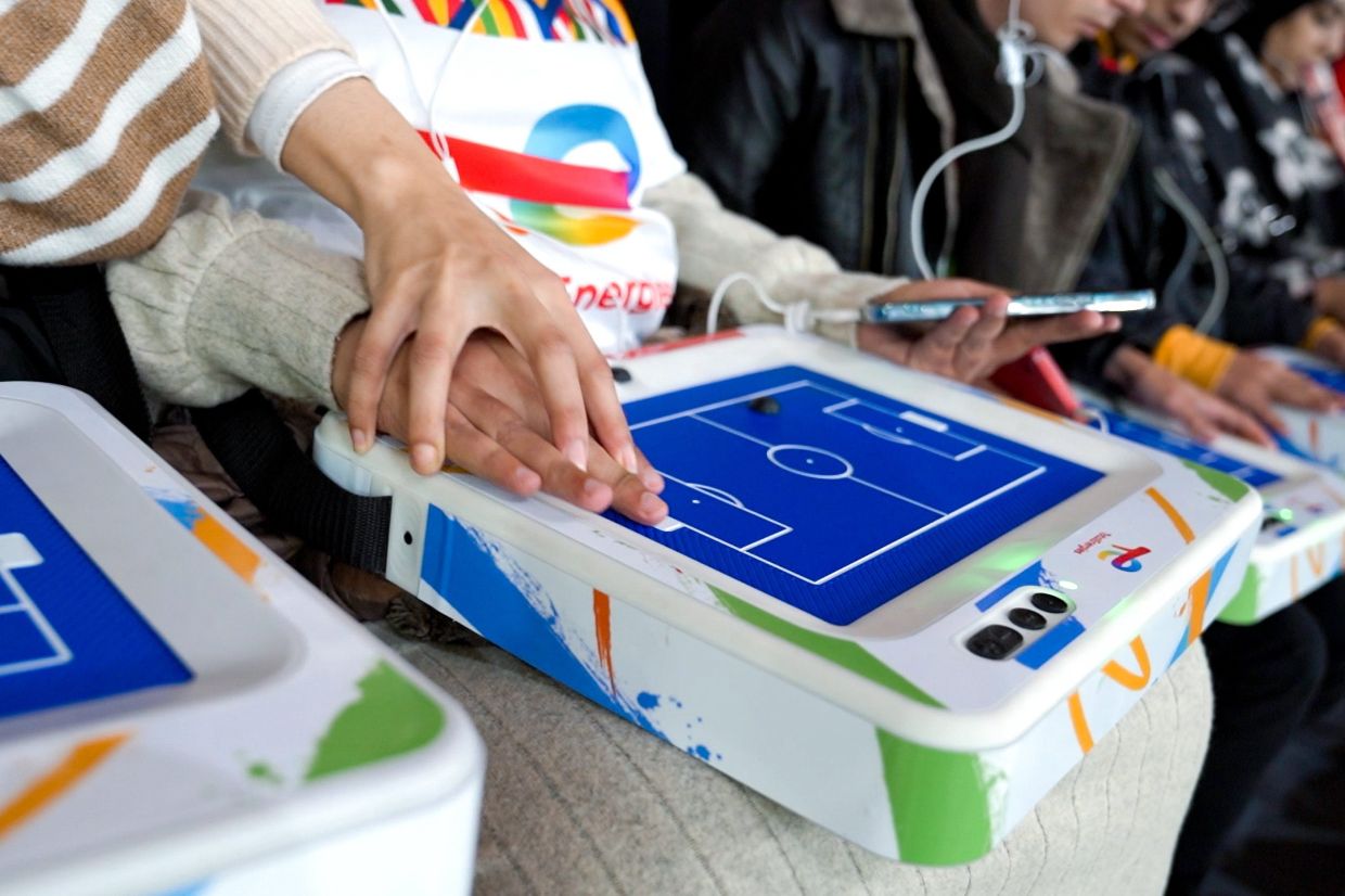 Blind fans were given touch tech to follow Africa Cup games, but not for the final