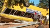 Nine killed as school bus overturns near India's Chhattisgarh–Jharkhand border, safety lapses under scrutiny