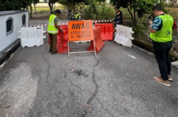 Sinkhole found in Bayan Lepas side lane, road closed six days