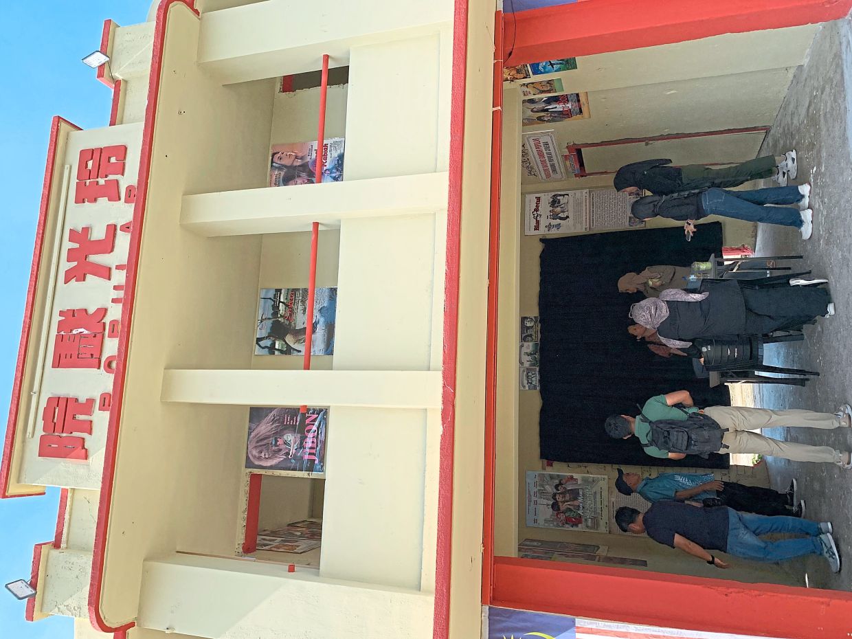 Another relic of the past that has been rejuvenated is the town’s iconic old movie theatre. — Photos by HARIATI AZIZAN