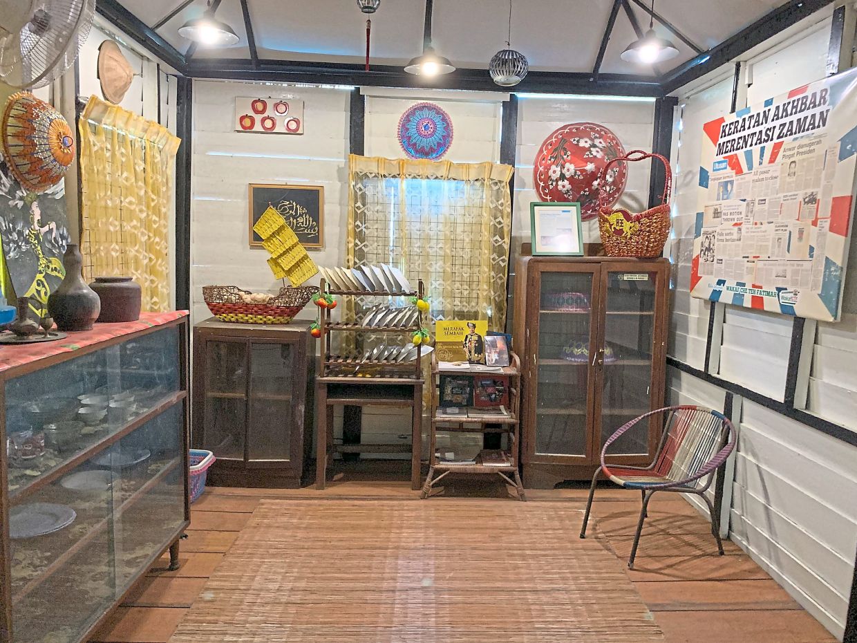 The refurbished Wakaf Che Teh Fatimah now hosts a resource centre and an art gallery.