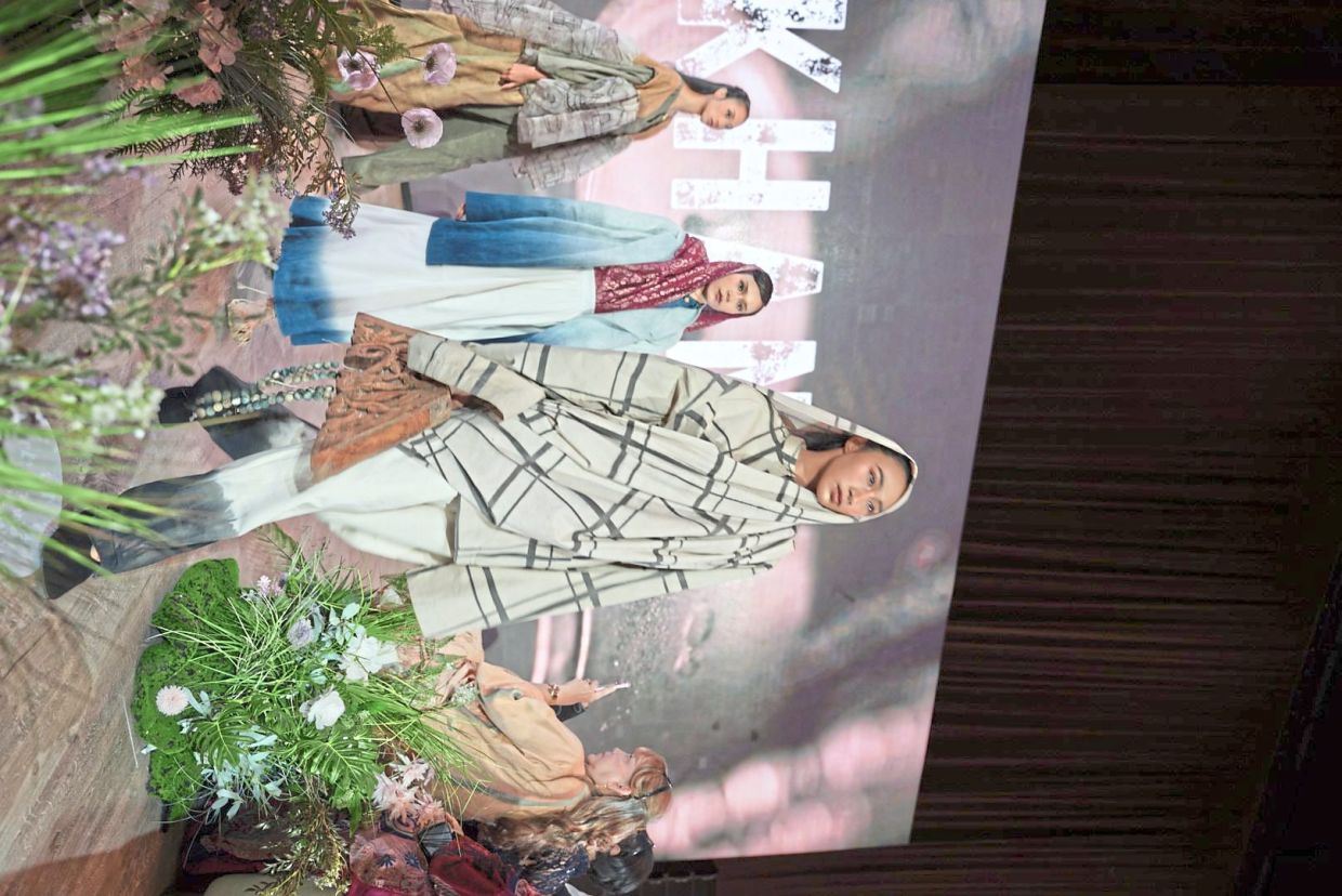 As a designer, she is mindful of both cultural nuances and the environmental impact of the materials she uses. Photo: Nkhan