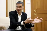 Thai ex-Premier Abhisit seeks return as anti-scammer kingmaker