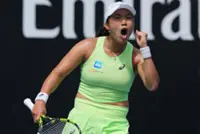 Tennis Grand Slam - Tjen first Indonesian to win at Australian Open in 28 years