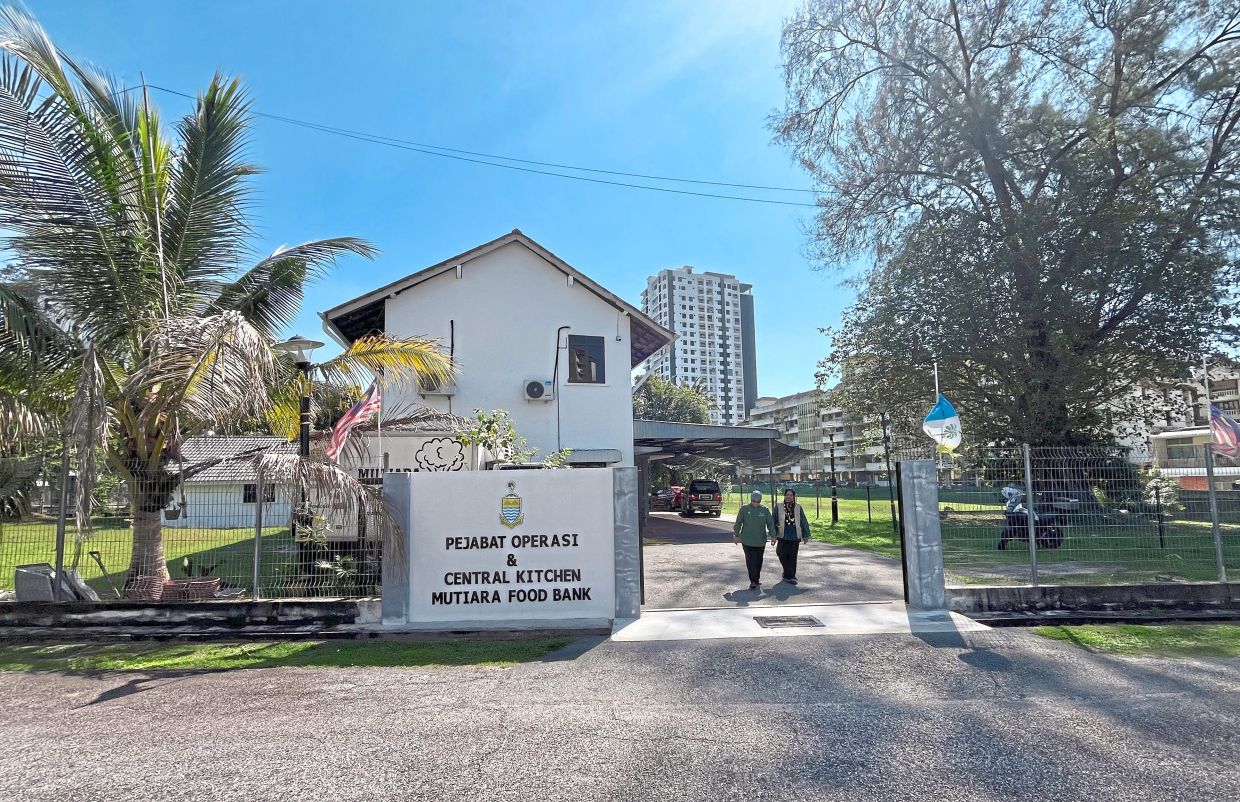 Mutiara Food Bank headquarters in Jalan Lahat, George Town.
