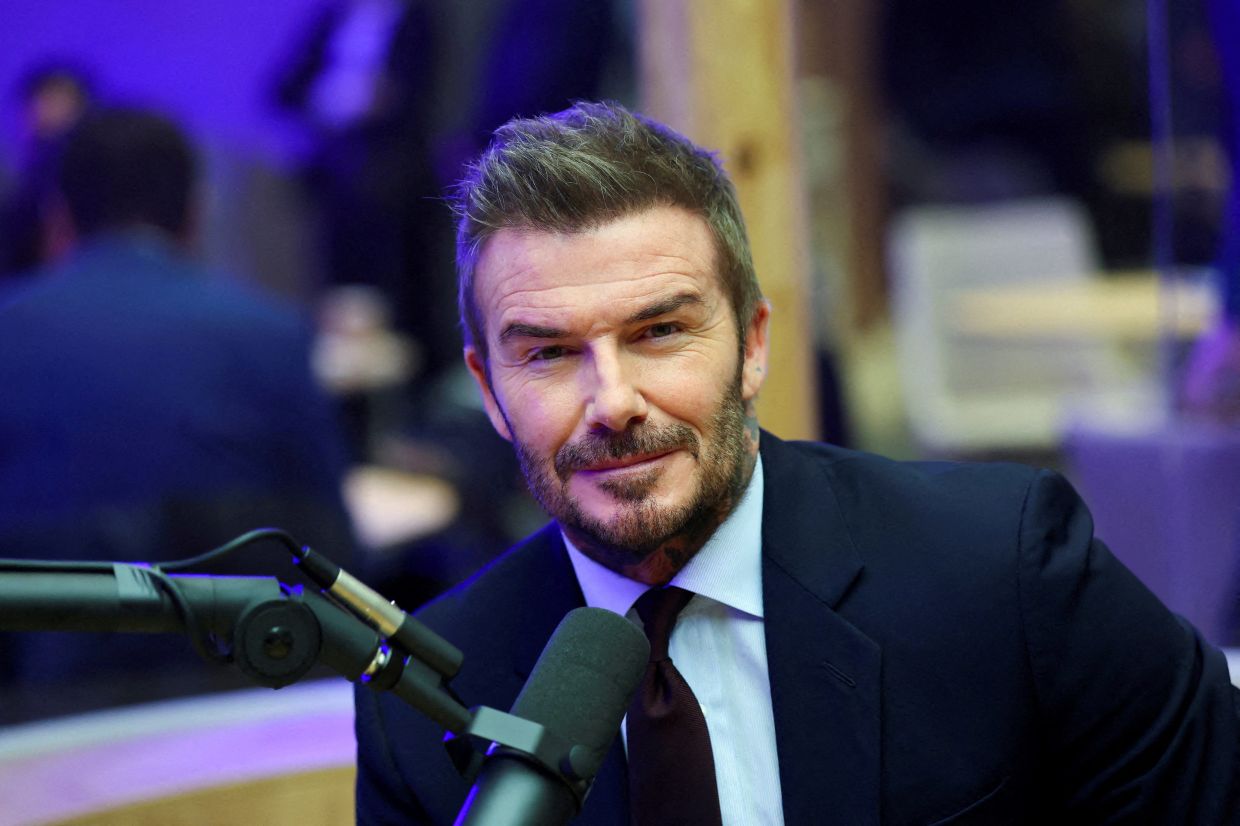 More family drama for David Beckham. Photo: Reuters