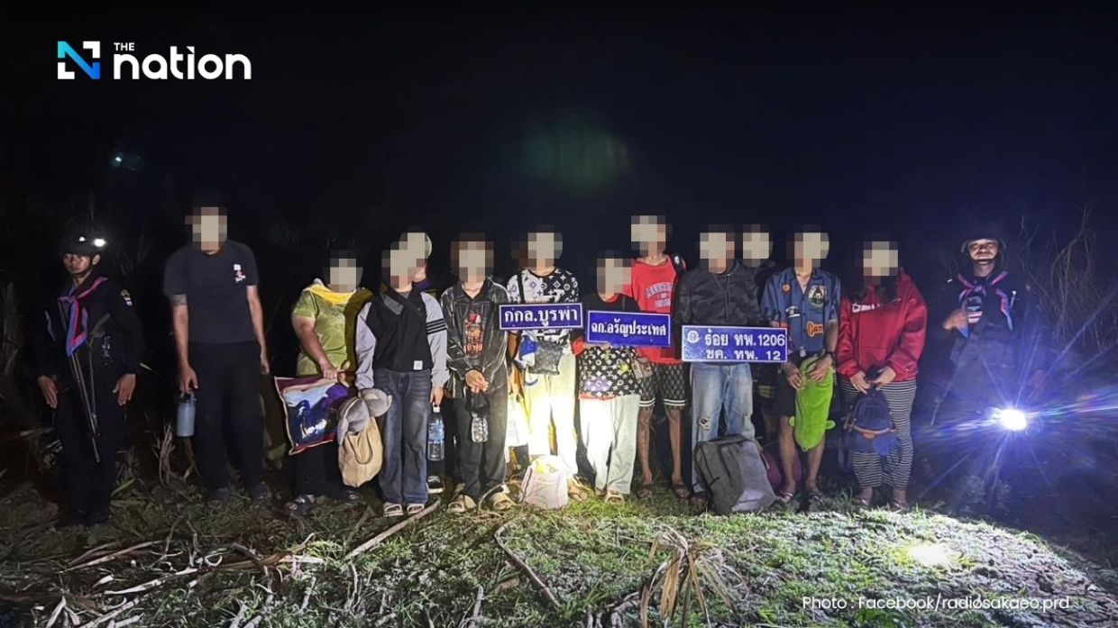 Thai forces detain 14 Thais after escape from job scam in Cambodia