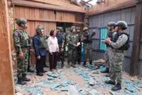 Asean Observer Team inspects damaged hospitals, homes in north-western Cambodia