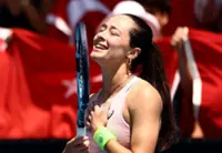 Tennis-Turkey's Sonmez soaks up the support in dream Melbourne run