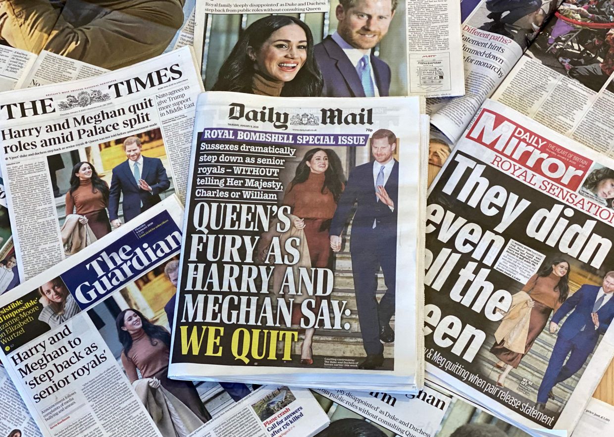 Netizens are comparing this feud between Britain’s pop royal family with another royal feud – Prince Harry and Meghan Markle’s departure from the Palace. Photo: AFP